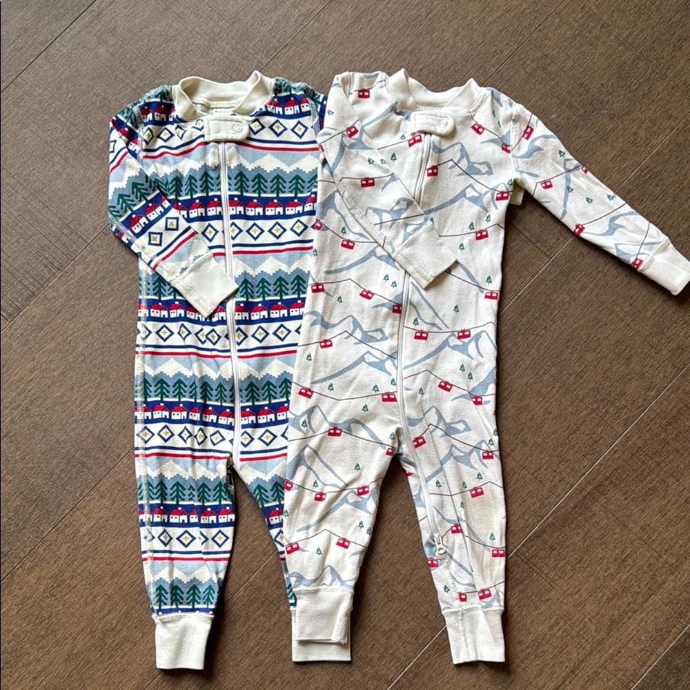 Winter Print 18-24 Month Pajama Bundle